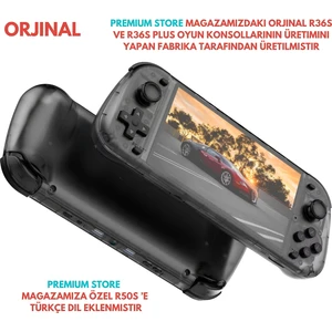 R50S Oyun Konsolu El Atarisi Amber Elec Işletim Sistemi Türkçe Dil 128 GB 21000 Oyun 5. 1ınch Ekran