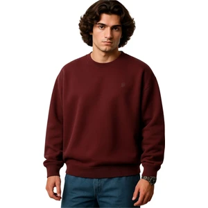 Erkek Büyük Beden 122 KILO-158 Kilo Arası Için Uygun Geniş Kalıp Bisiklet Yaka Pamuklu Selanik Kazak