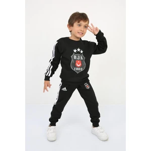 Bisiklet Yaka Unisex Baskılı Taraftar Takım Çocuk