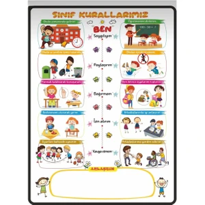 Okul Kuralları 60X70 Vinil Branda