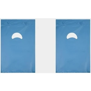 2 No (26*38) Blok 500'lü El Geçme Mavi Poşet