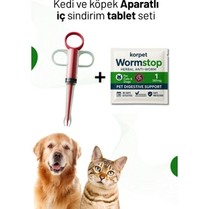 Kedi Köpek Iç Tablet & Hap Yutturma Aparatı 2'li Set