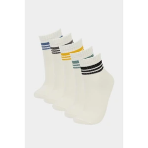Erkek Çocuk 5'li Pamuklu Soket Çorap F4729A8NS