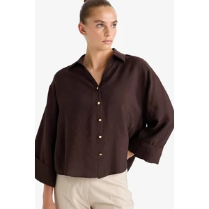 Loose Fit Uzun Kollu Gömlek E9007AX25AU