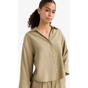 Loose Fit Uzun Kollu Gömlek E9007AX25AU