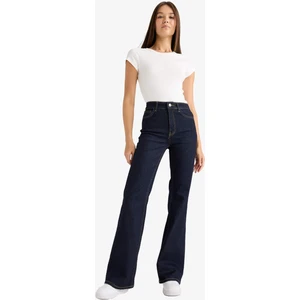Mia Flare Fit Normal Bel Uzun Jean Pantolon E3877AX25AU
