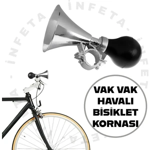Vak Vak Bisiklet Kornası Havalı Pompalı Vak Vak Bisiklet Scooter Korna Plastik