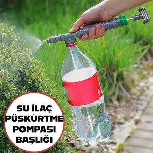Yüksek Basınçlı Şişe Uyumlu Su  Püskürtücü Pompa Su Püskürtme Sulama Başlığı