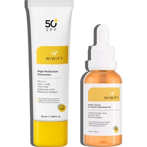 WIWIFY Donuk Ve Mat Ciltler İçin Güneş Kremi + C Vitamini