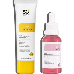 WIWIFY Lekeli Ciltler İçin Set Güneş Kremi + Arbutin