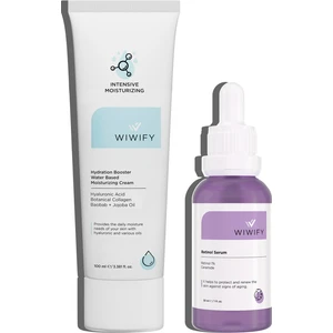 WIWIFY Yaşlanma Belirtileri Olan Ciltler İçin Nemlendirici + Retinol Serum