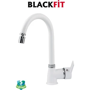 Beyaz Delta Eviye Bataryası Oynar Başlıklı Mutfak Bataryası Çift Su Girişli Mutfak Musluğu Çeşme