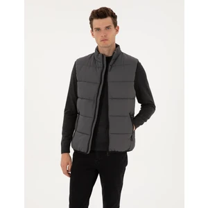 Pierre Cardin Erkek Gri Dolgulu Şişme Yelek 50313937-VR024