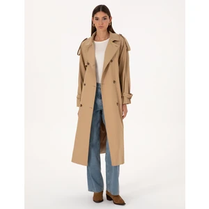 Pierre Cardin Kadın Bej Trençkot 50309015-VR011