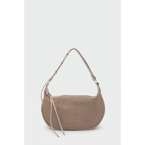 Poppin Süet Omuz Çantası Vizon