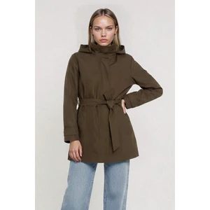 Regular Fit Kapüşonlu Kemerli Trençkot E8582AX25AU