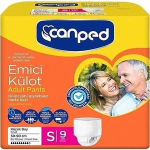 9'lu  S Beden Külotlu Yetişkin Hasta Bezi