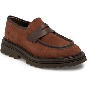 Taba Hakiki Süet Deri Erkek Klasik Ayakkabı - E24S1AY56993-K59