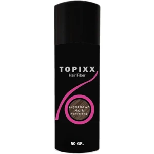 Topixx Hair Fiber Açık Kahve/Light Brown  50 Gr. Saç Tozu Topik ,Saç  Kapatıcı Toz