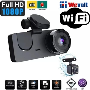 MB-450 2 Inç 3 Kameralı 1080P Yol Kayıt Araç Kamerası(Türkçemenü Gerigörüş Hareketsensörü) Wifi