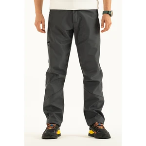 Erkek Gri Içi Polar Su Itici Rüzgar Geçirmez Kışlık Softshell Outdoor Pantolon