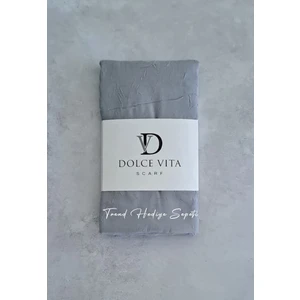 Bambu Kraş Şal Açık Gri