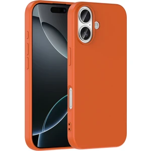 Apple iPhone 17 Uyumlu Lansman Kadife Iç Yüzeyli (Şık Tasarım) Silikon Kapak