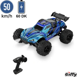 Uzaktan Kumandalı 50 Km/hız Yapan Rc Araba, Suv 4x4 Full Iç Metal Kasa Şarjlı Fonksiyonlu Dev Araba Mor ve Mavi