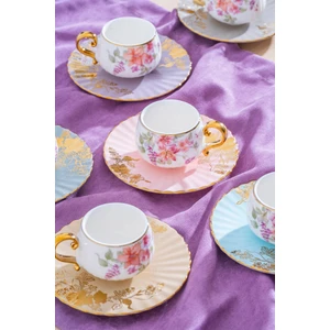 Dovy 6 Kişilik Kahve Fincan Takımı - 90 ml