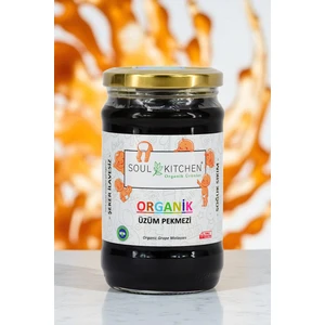 Soul Kitchen Organik Üzüm Pekmezi 380 gr (Soğuk Sıkım) (Şeker İlavesiz)
