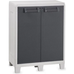 Cabinet Santorini Kısa Raflı Bahçe Dolabı Xl Gri