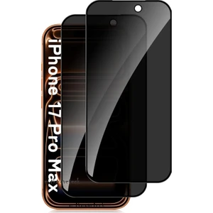 iPhone 17 Pro Max Hayalet Ekran Koruyucu Kırılmaz Cam Tam Kaplar Temperli Privacy Glass