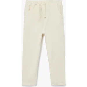 Beli Bağlamalı Cep Detaylı Basic Kadife Pantolon