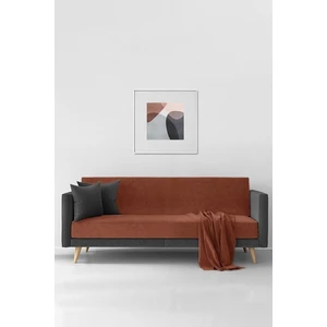 Şönil Koltuk Örtüsü - Kiremit