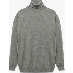 Viskon Karışımlı Uzun Kollu Balıkçı Yaka Basic Triko Kazak