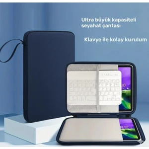 Bölmeli Tablet ve Notebook Için Dayanıklı Koruma Kılıfı Taşınabilir Çanta