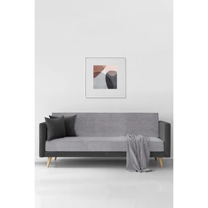 Şönil Koltuk Örtüsü - Açık Gri