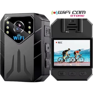 Wifi Li Gece Görüşlü Ekranlı Yaka Kamerası V2