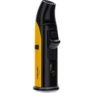 Yeni Stil Tek Torch Masa Çakmağı Sarı-Siyah