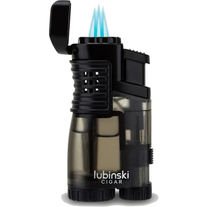 Üç Torch Sehpalı Puro Çakmağı Siyah