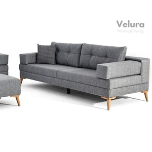 Velura Home & Living Zeri Modüler Koltuk & Kanepe - Koyu Gri