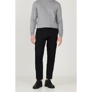 ALTINYILDIZ CLASSICS Erkek Siyah Slim Fit Dar Kesim Pamuklu Esnek Chino Pantolon