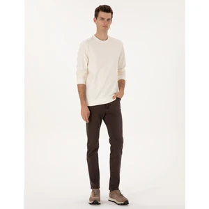 Pierre Cardin Erkek Kahverengi Slim Fit Jean Pantolon 50317247-VR029