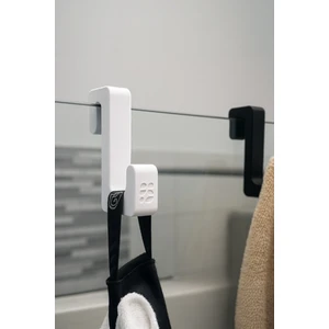 4’lü Duşakabin Askı Seti – Banyo Havlu & Kese Askılığı, Plastik Kapı Üstü Kanca