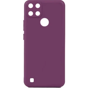 Realme C21Y Kılıf Esnek ve Hafif Yapılı Soft Touch Premium Silikon Kapak Ryc/biye