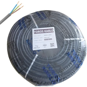 Kablo Ttr 3 x 2.5mm² Cca Kablo H05 W-F 100 Metre