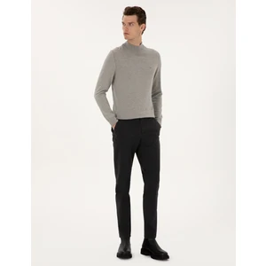 Pierre Cardin Erkek Siyah Slim Fit Kanvas Pantolon 50317228-VR046
