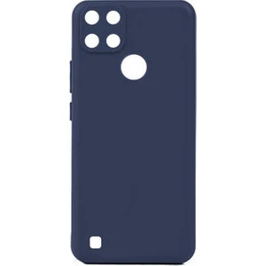 Realme C21Y Kılıf Esnek ve Hafif Yapılı Soft Touch Premium Silikon Kapak Ryc/biye