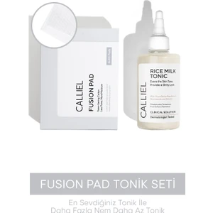 Fusion Pad + Rice Tonic 2’li Avantaj Paketi Aydınlatıcı Etki ile Tüm Cilt Tipleri için Pirinç İçerikli