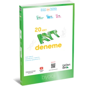 ÜçDörtBeş Yayınları AYT Biyoloji 20’li Deneme